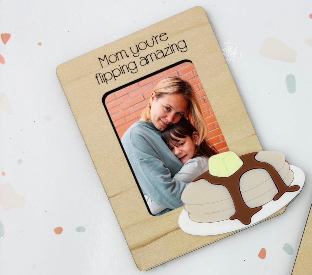 Mother's day pancake photo frame