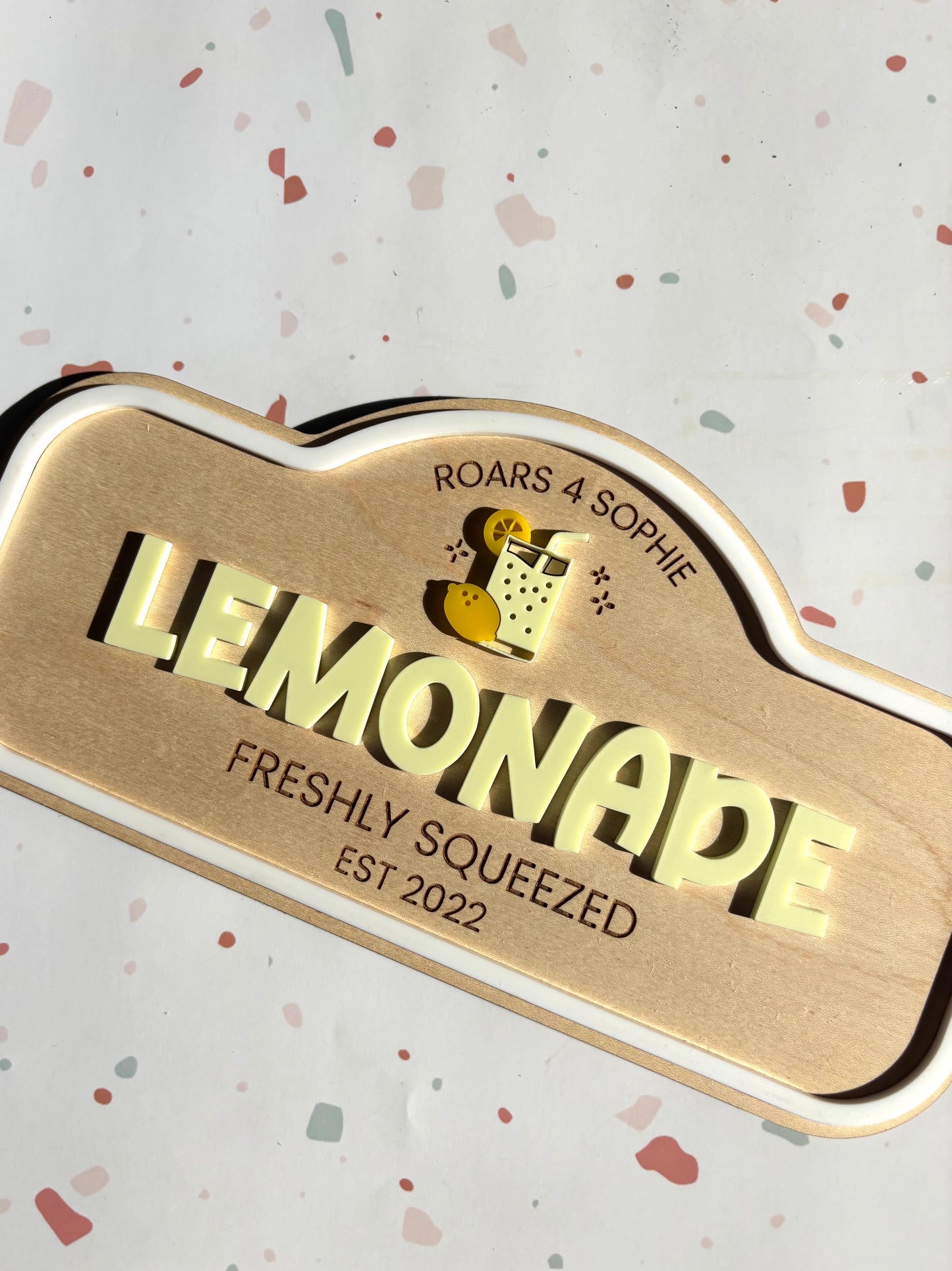 Pretend Play Sign - Lemonade