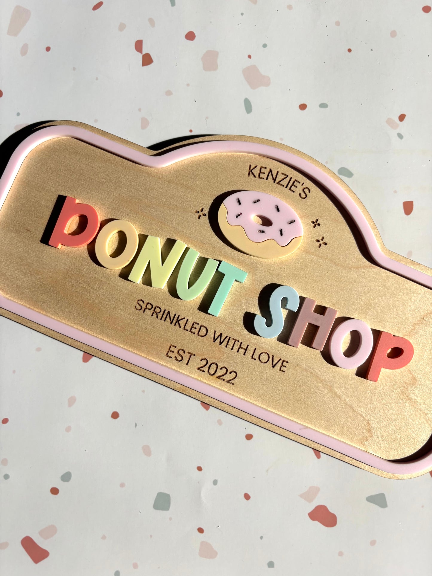 Pretend Play Sign - Donut Shop