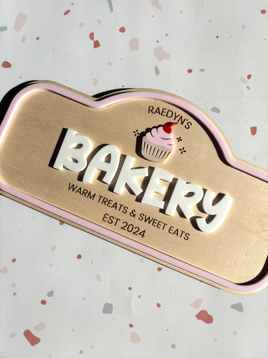 Pretend Play Sign - Bakery