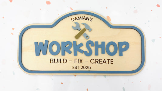 Pretend Play Sign - Workshop