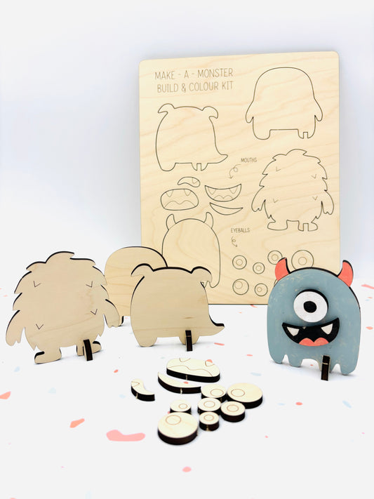 DIY Make-a-Monster Pop-out kit