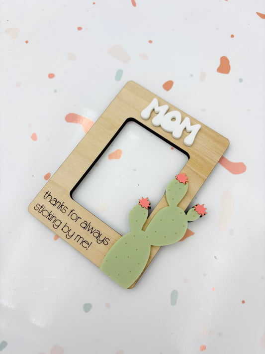 Mother's day cactus photo frame