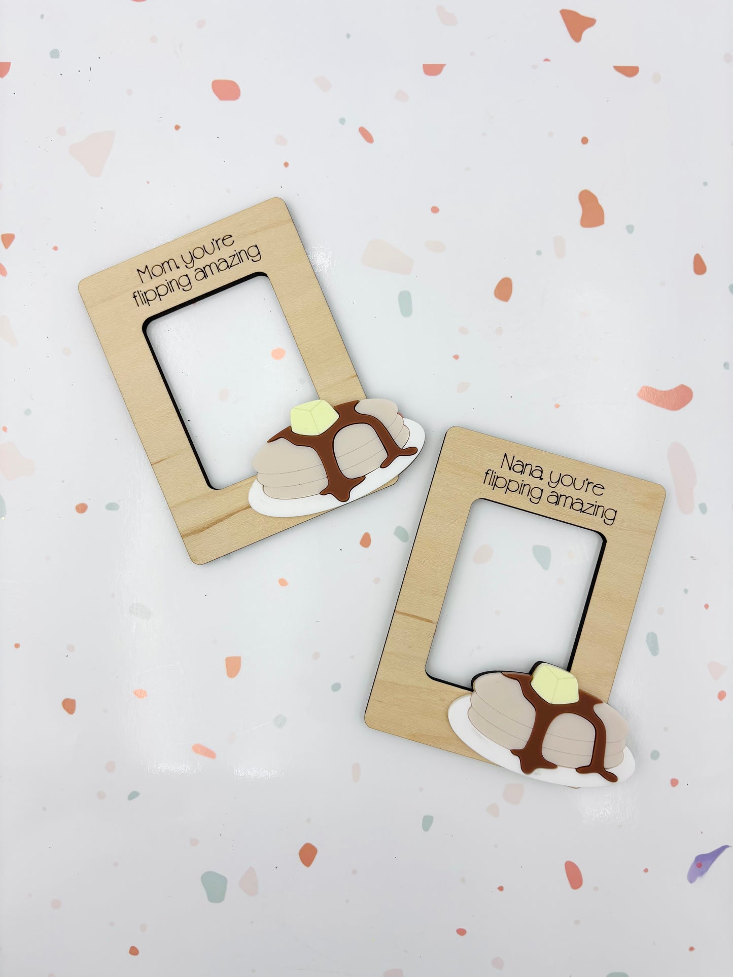 Mother's day pancake photo frame