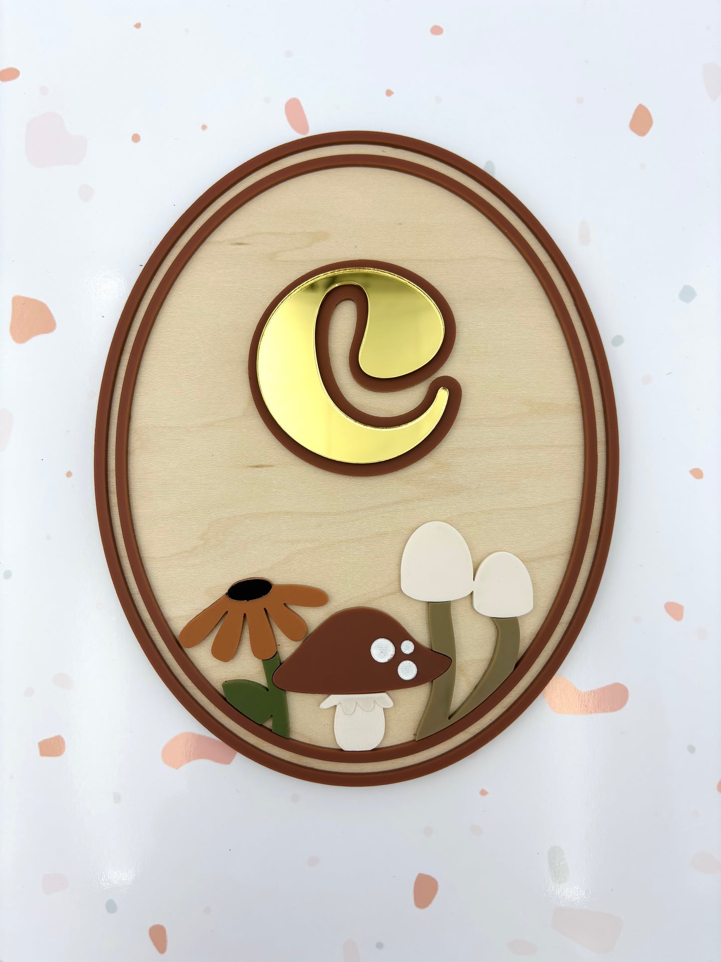Woodland Mushroom Nursery Initial sign