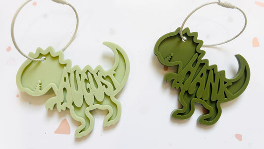 Dinosaur Bag Tag