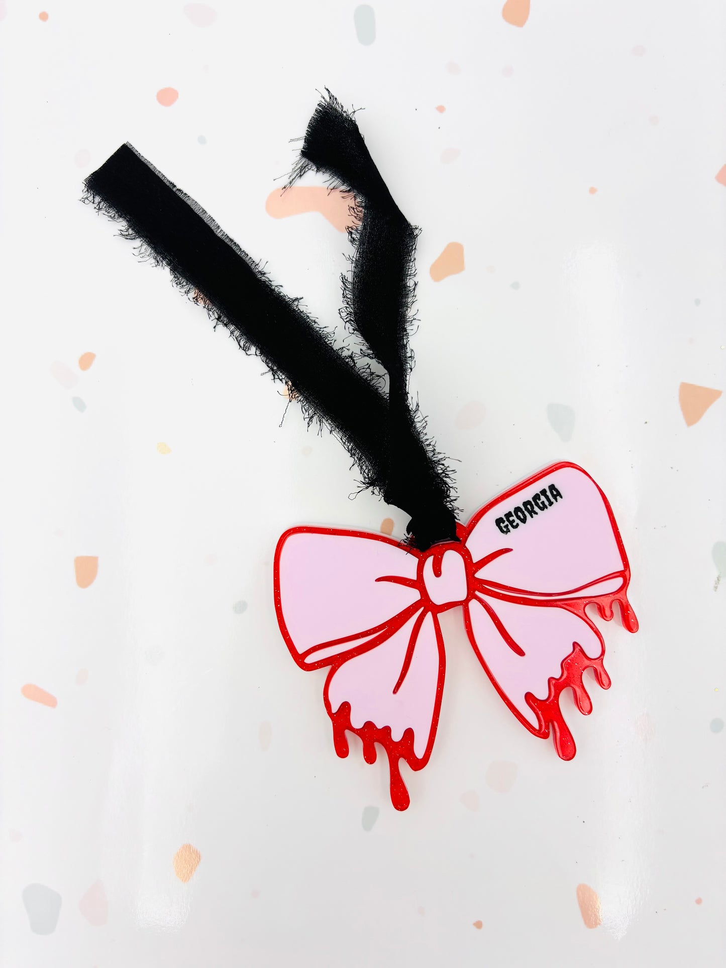 Halloween bow with slime