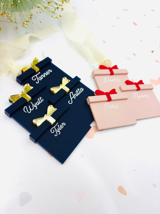 Presents Family Christmas Ornament