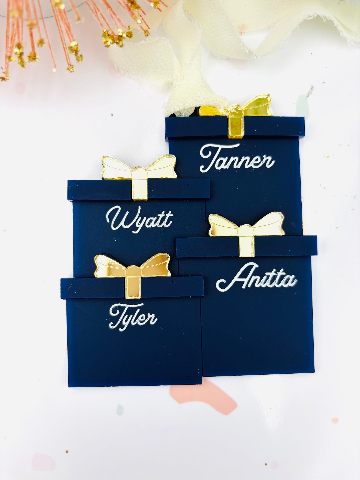 Presents Family Christmas Ornament