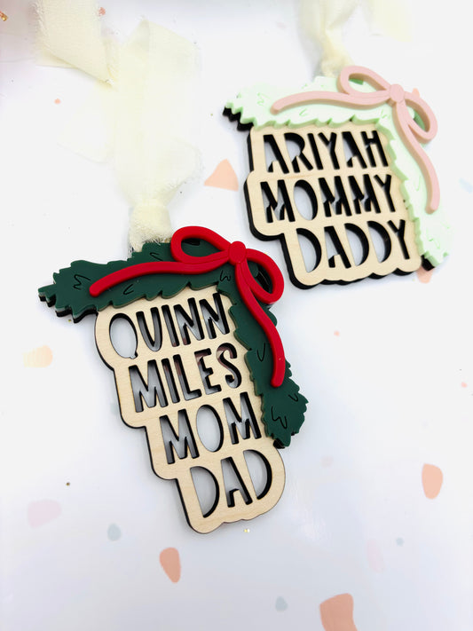 Garland Family Christmas Ornament