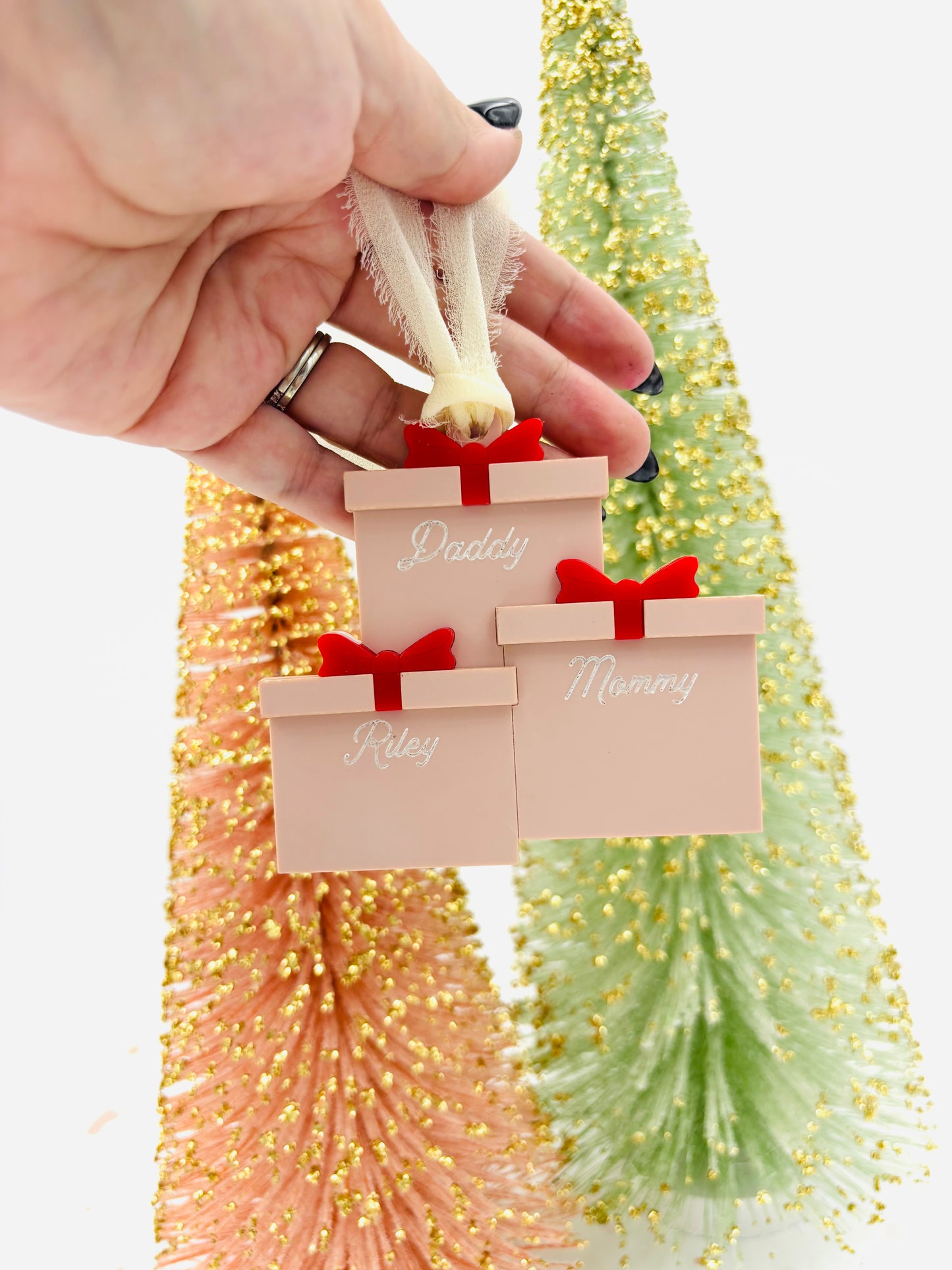 Presents Family Christmas Ornament
