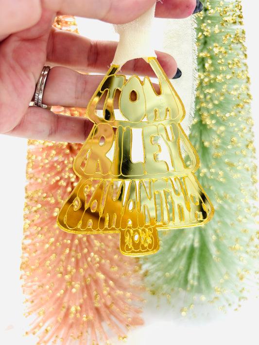 Family Tree Christmas Ornament