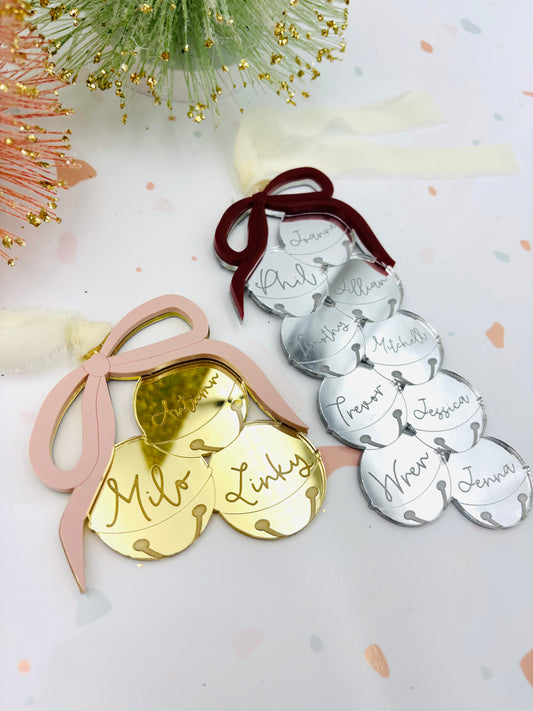 Bells Family Christmas Ornament