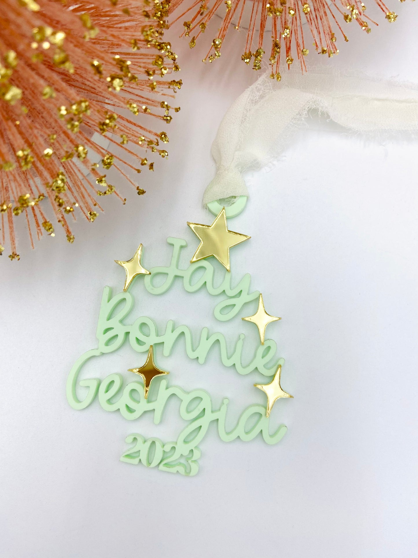Family Tree Personalized Christmas ornament