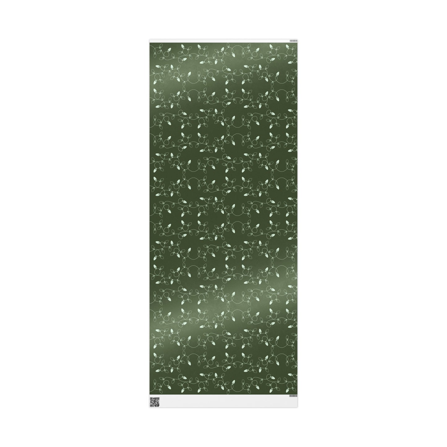 Vintage Christmas Lights Wrapping paper - Green