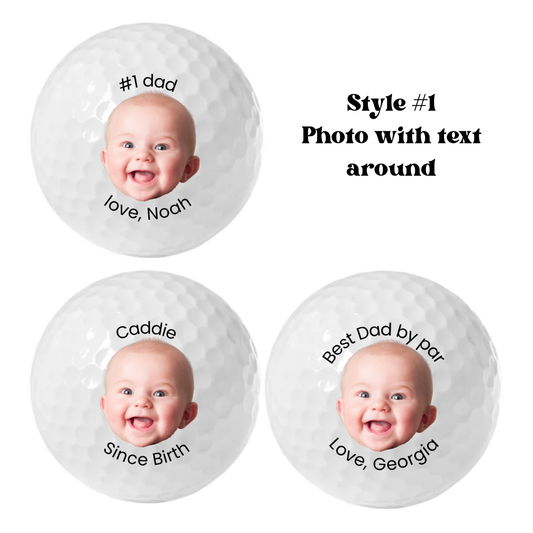 Custom Printed Generic Golf Balls – Set of 3 [PREORDER]