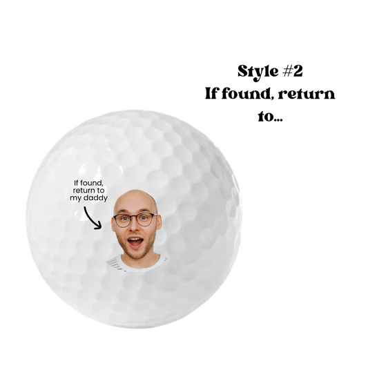 Custom Printed Generic Golf Balls – Set of 3 [PREORDER]