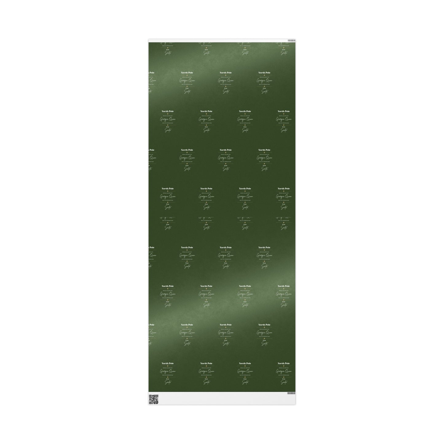 Nice list customized wrapping paper - Green