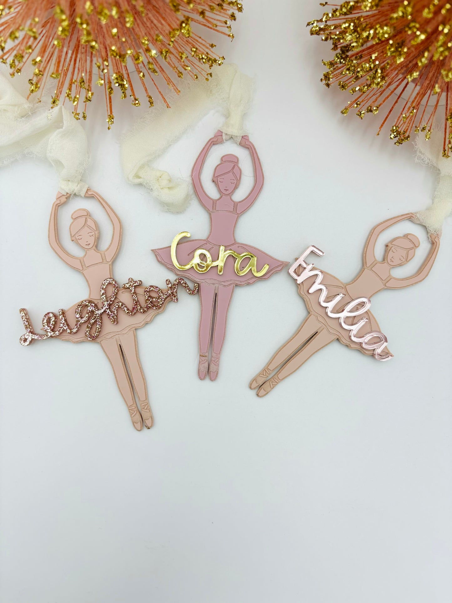 Ballerina Personalized Christmas ornament