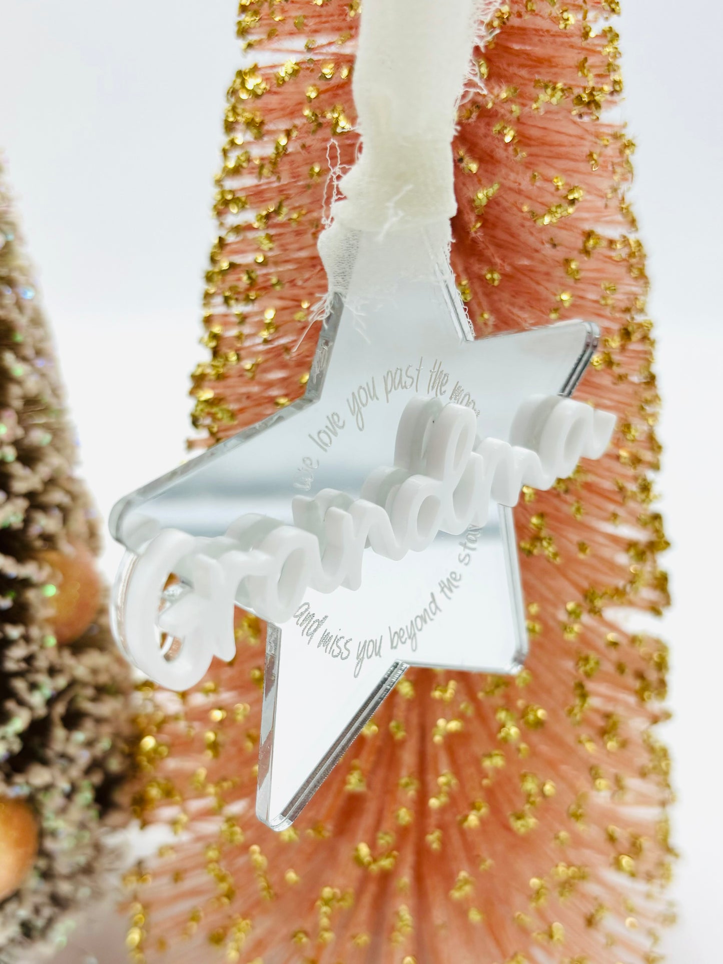 Memorial Star Christmas ornament