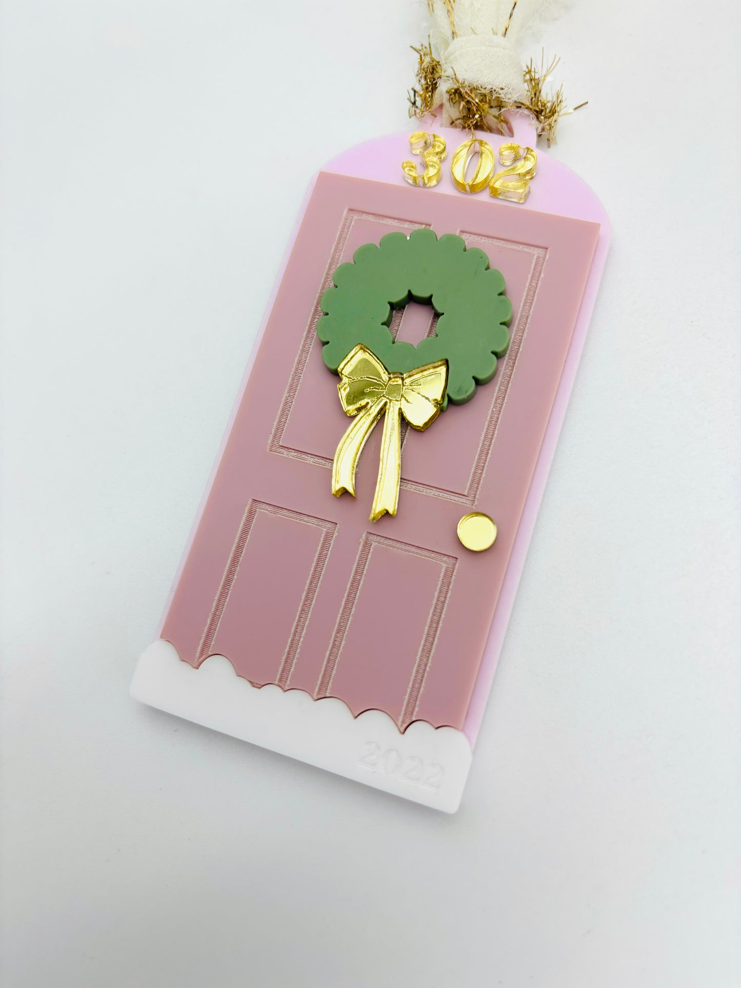 Personalized Door Christmas ornament