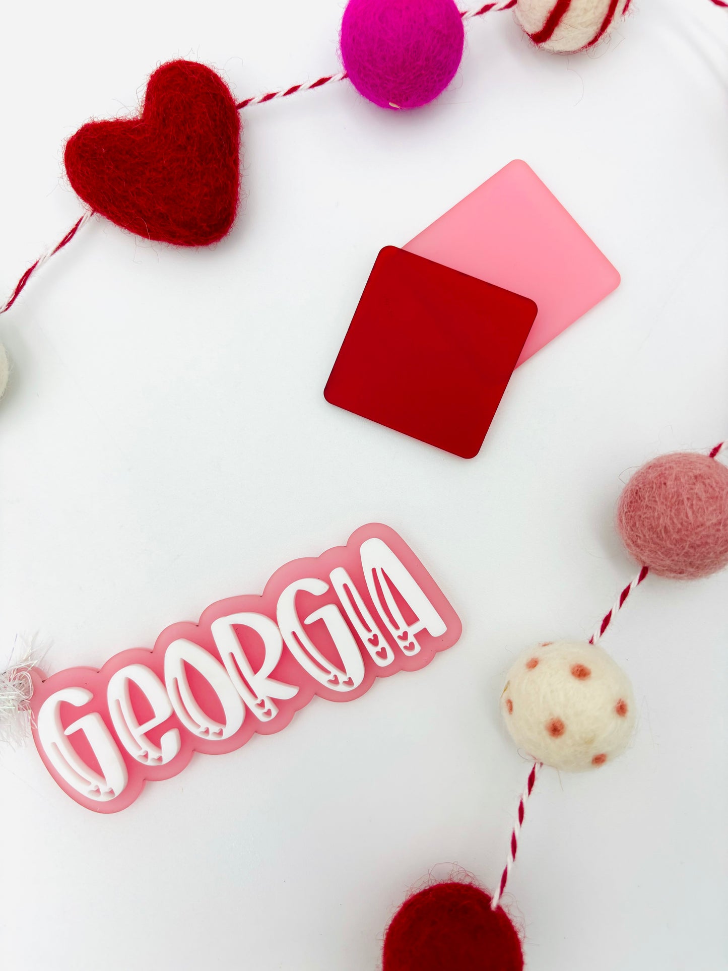 Custom name Valentine's tag