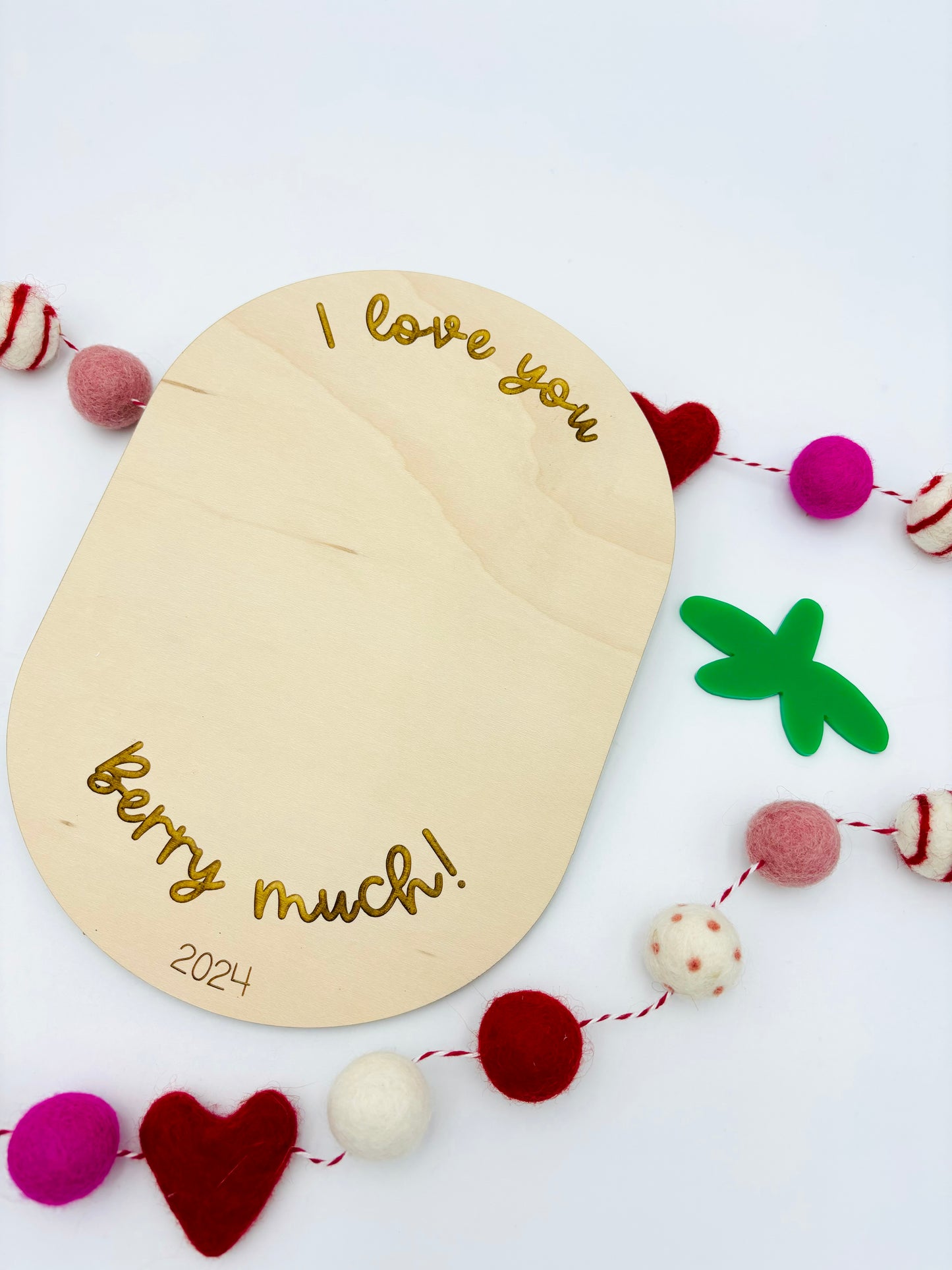 Handprint or Footprint keepsake - I love you berry much