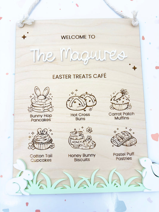 Easter Play Kitchen Menu