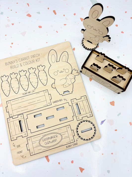 Bunny Garden DIY Pop-out Kit