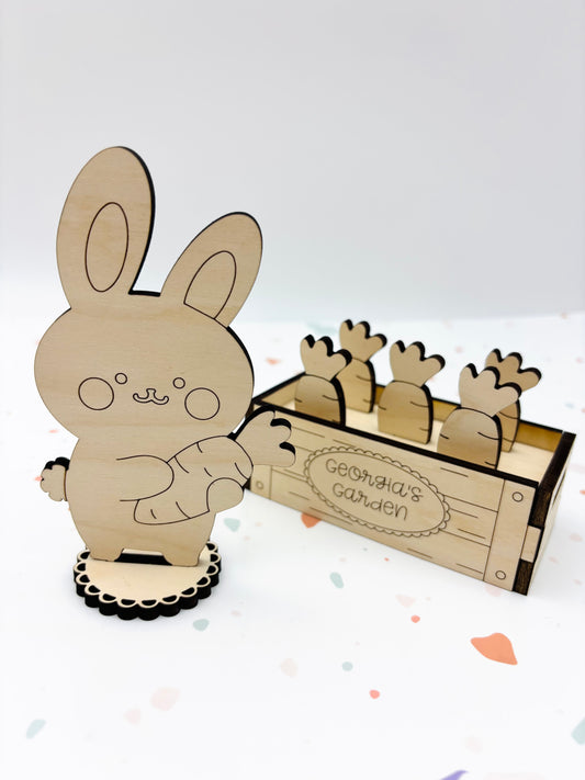 Bunny Garden DIY Pop-out Kit