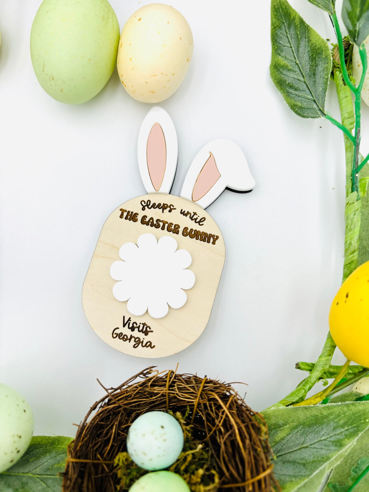 Easter Bunny Countdown Magnet