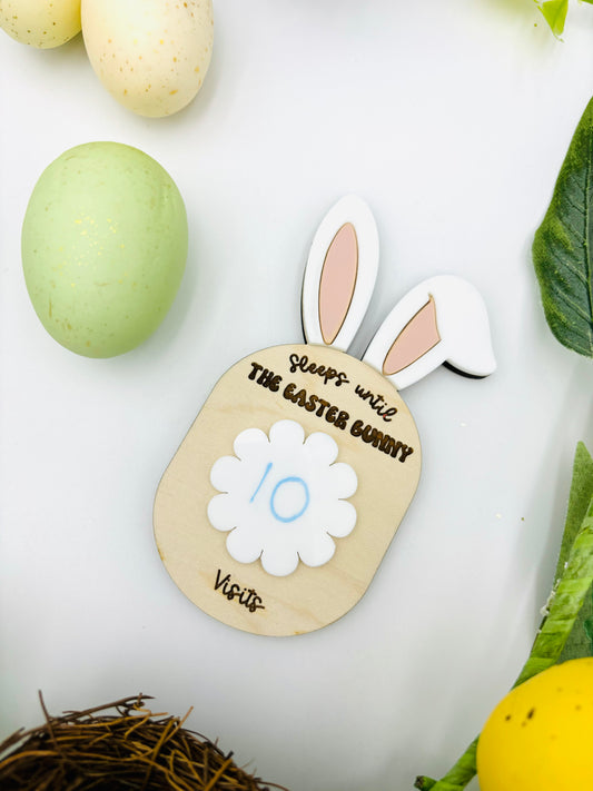 Easter Bunny Countdown Magnet