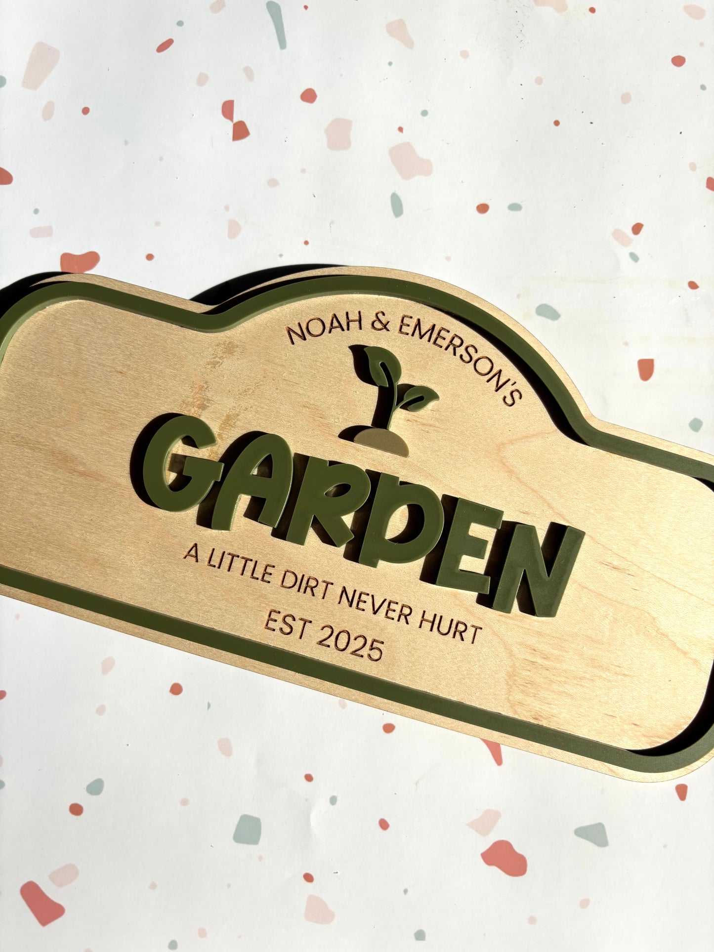 Pretend Play Sign - Garden