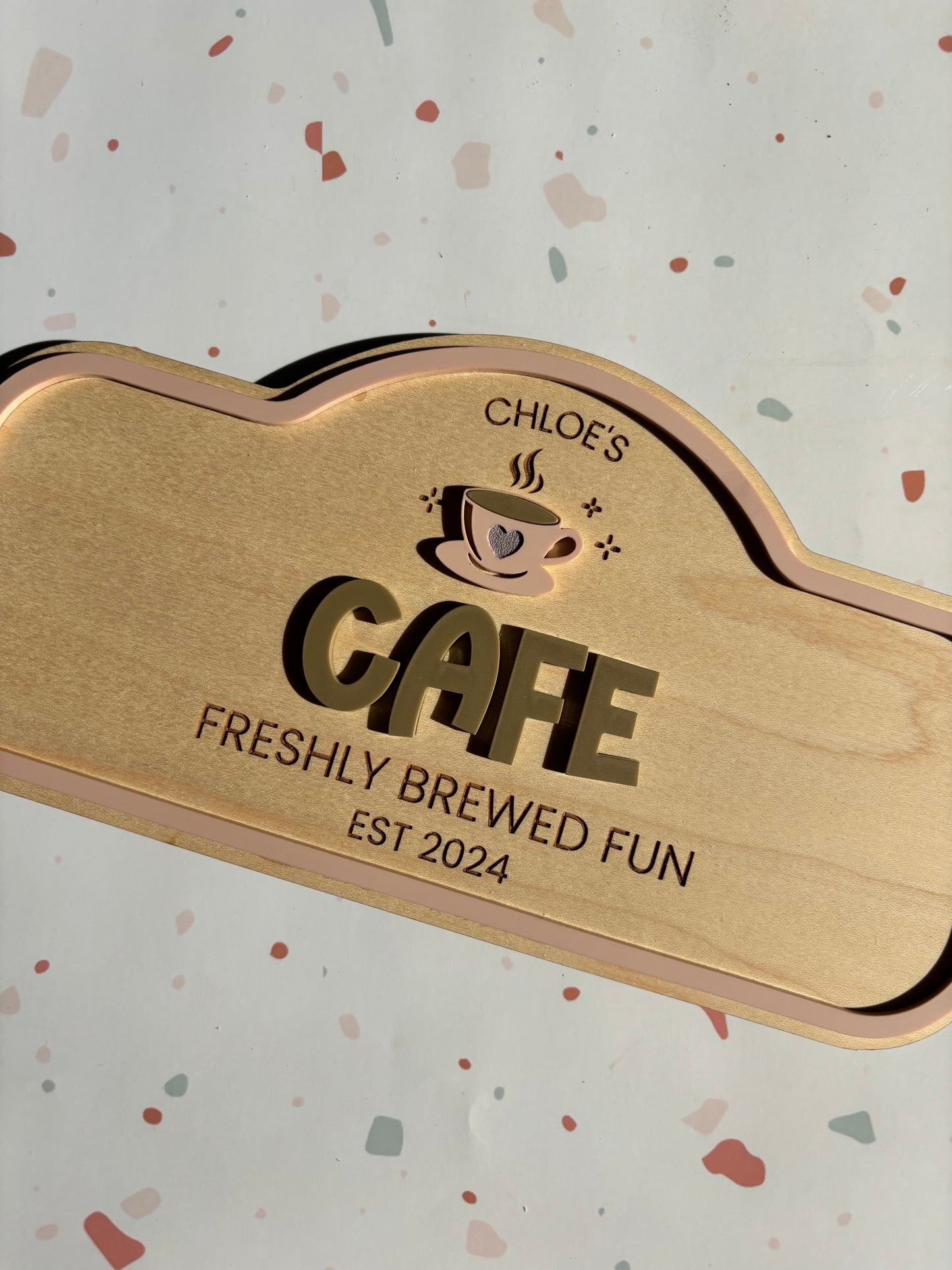 Pretend Play Sign - Cafe