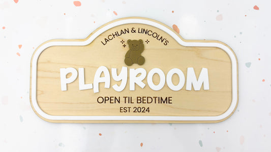 Pretend Play Sign - Playroom