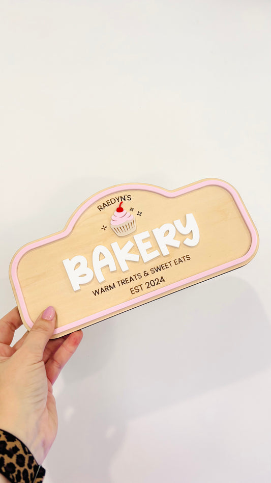 Pretend Play Sign - Bakery