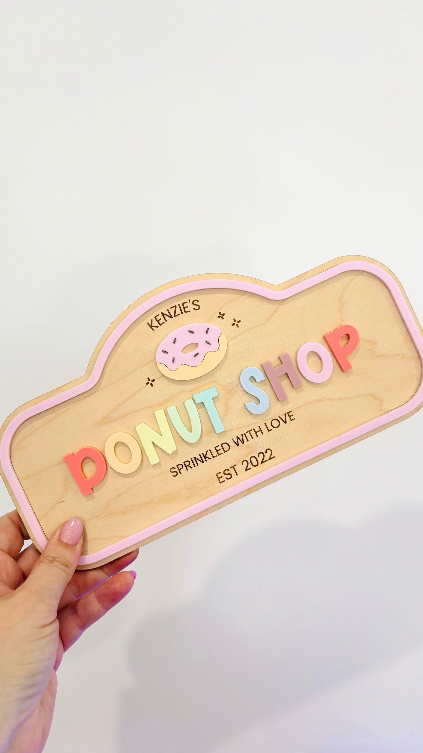 Pretend Play Sign - Donut Shop