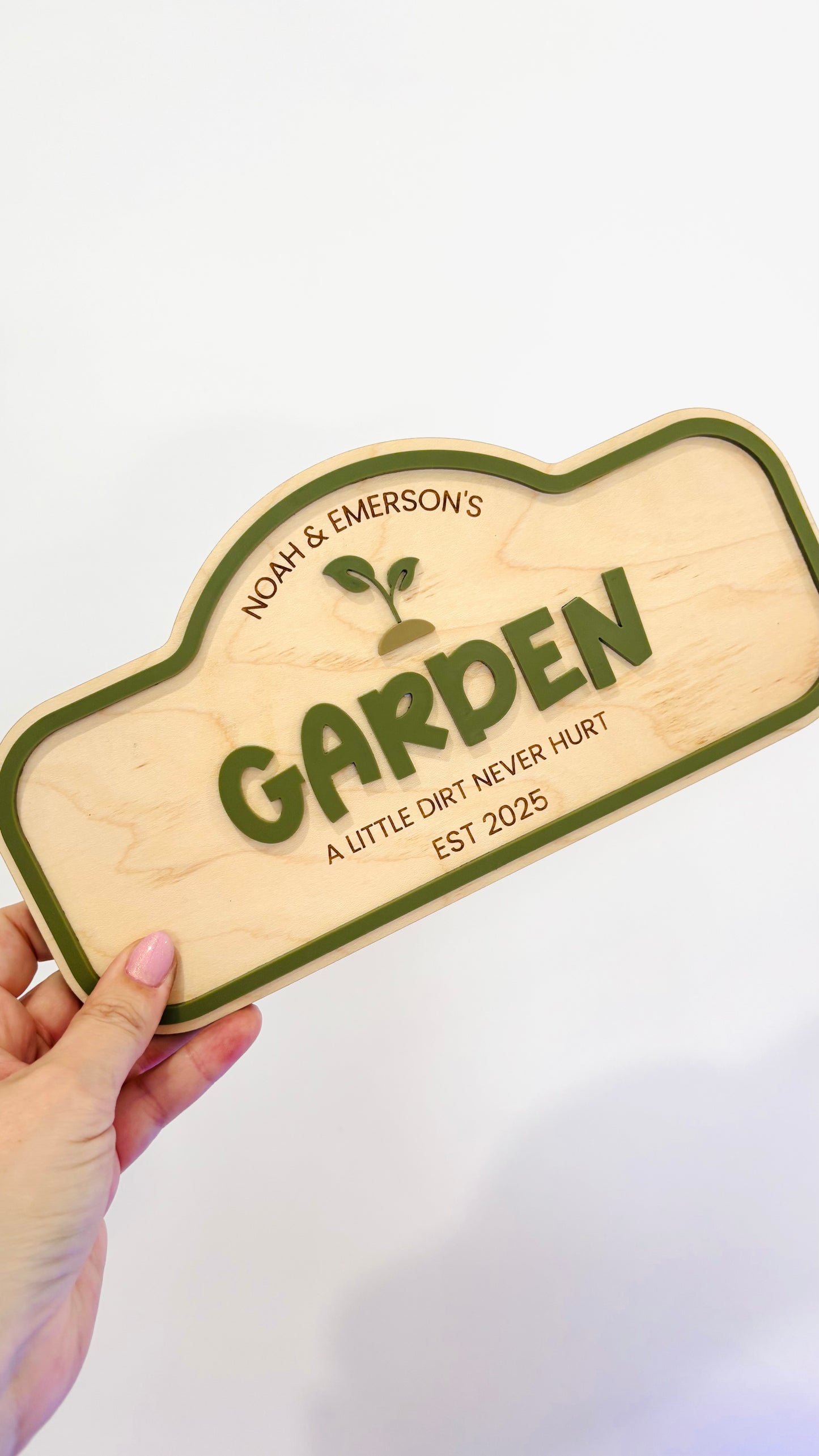 Pretend Play Sign - Garden