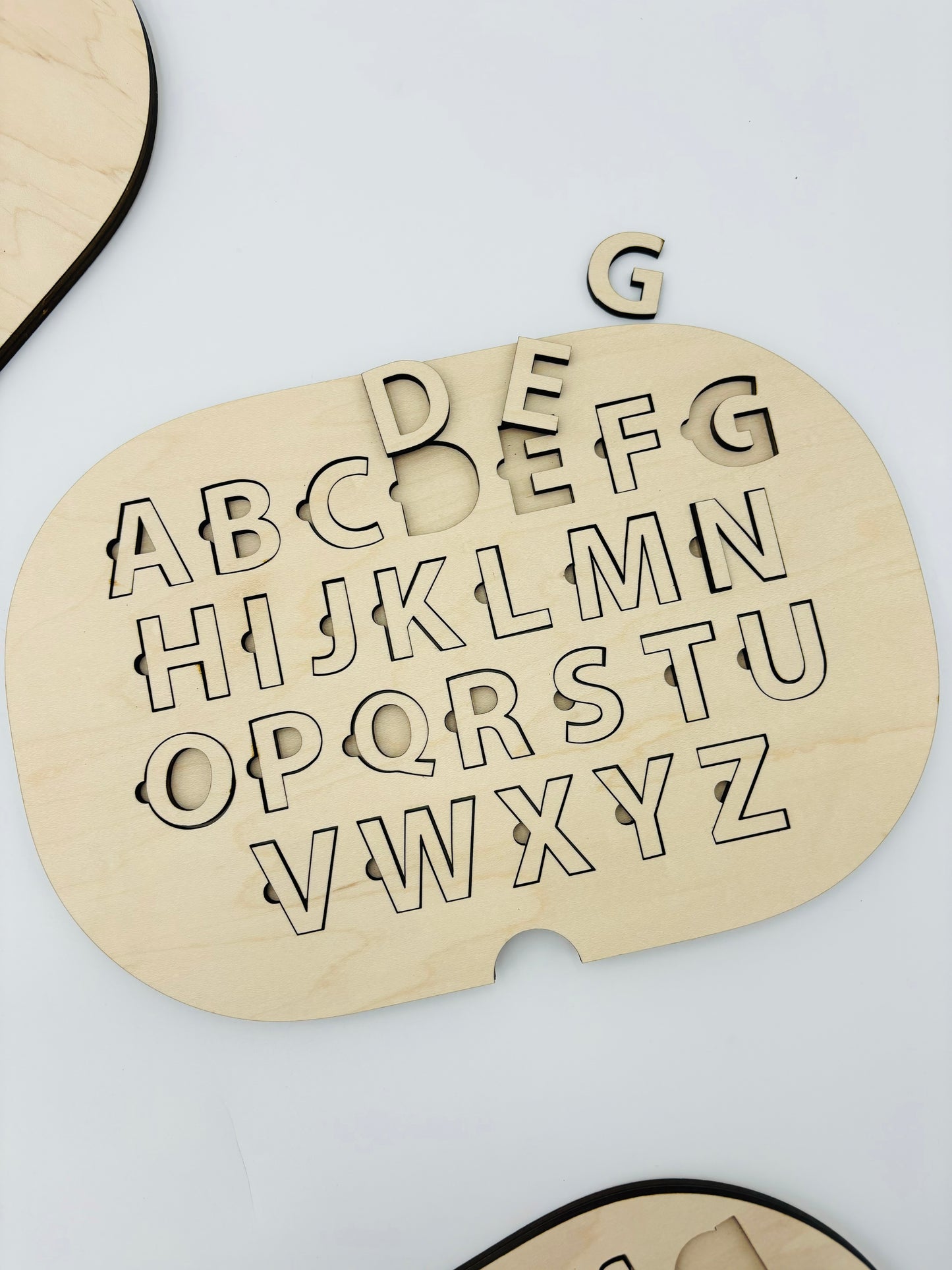 Alphabet puzzle - Ikea Flisat Trofast bin insert