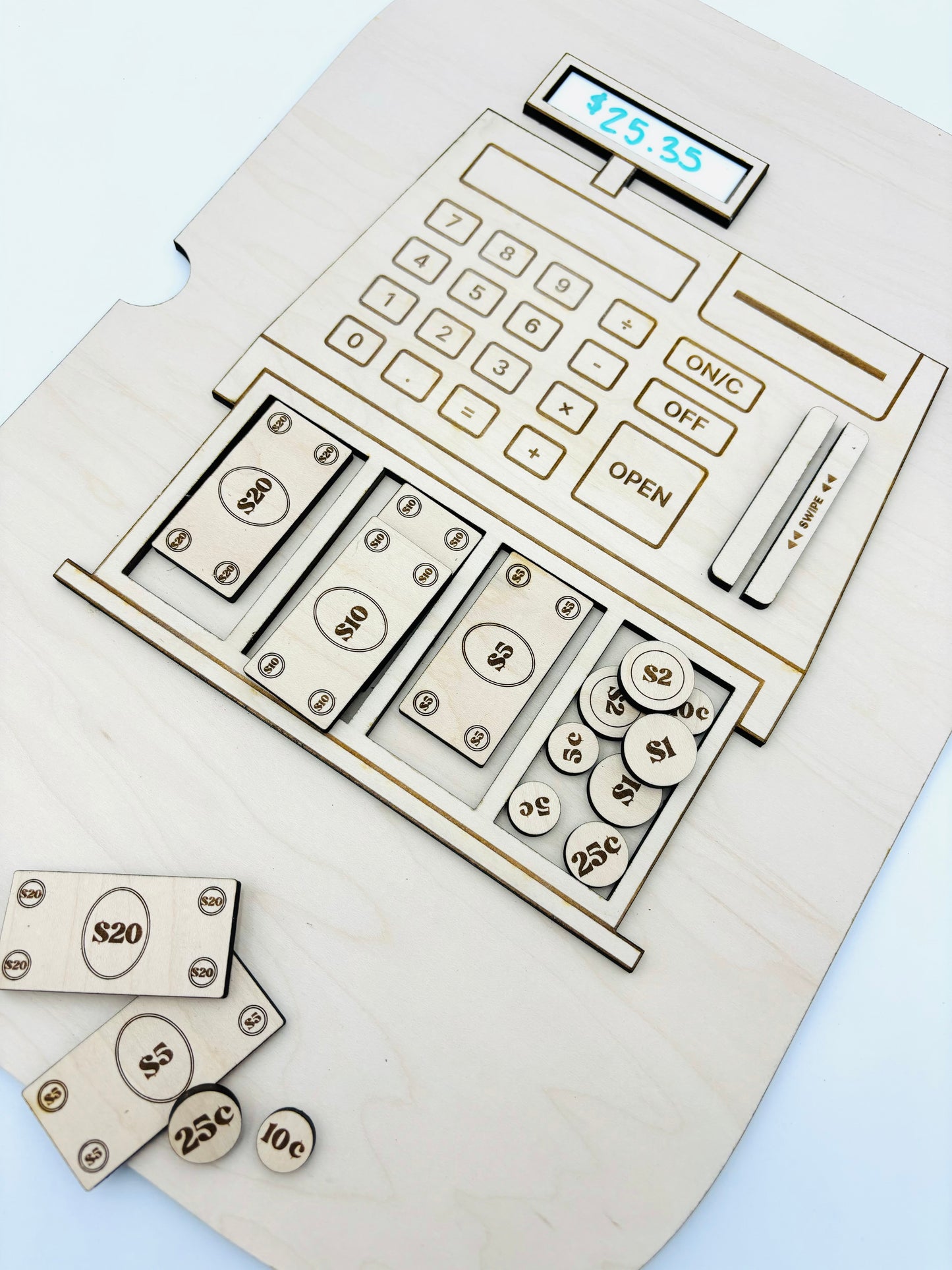 Cash register - Ikea Flisat Trofast bin insert