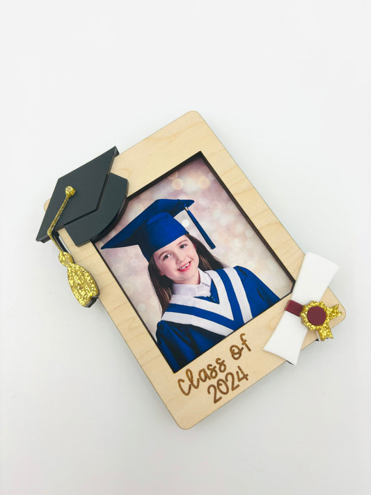 Graduation magnetic photo frame