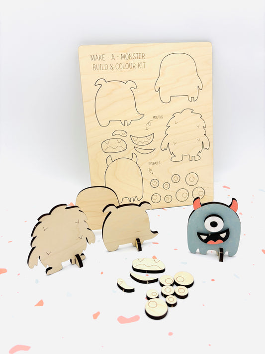 DIY Make-a-Monster Pop-out kit