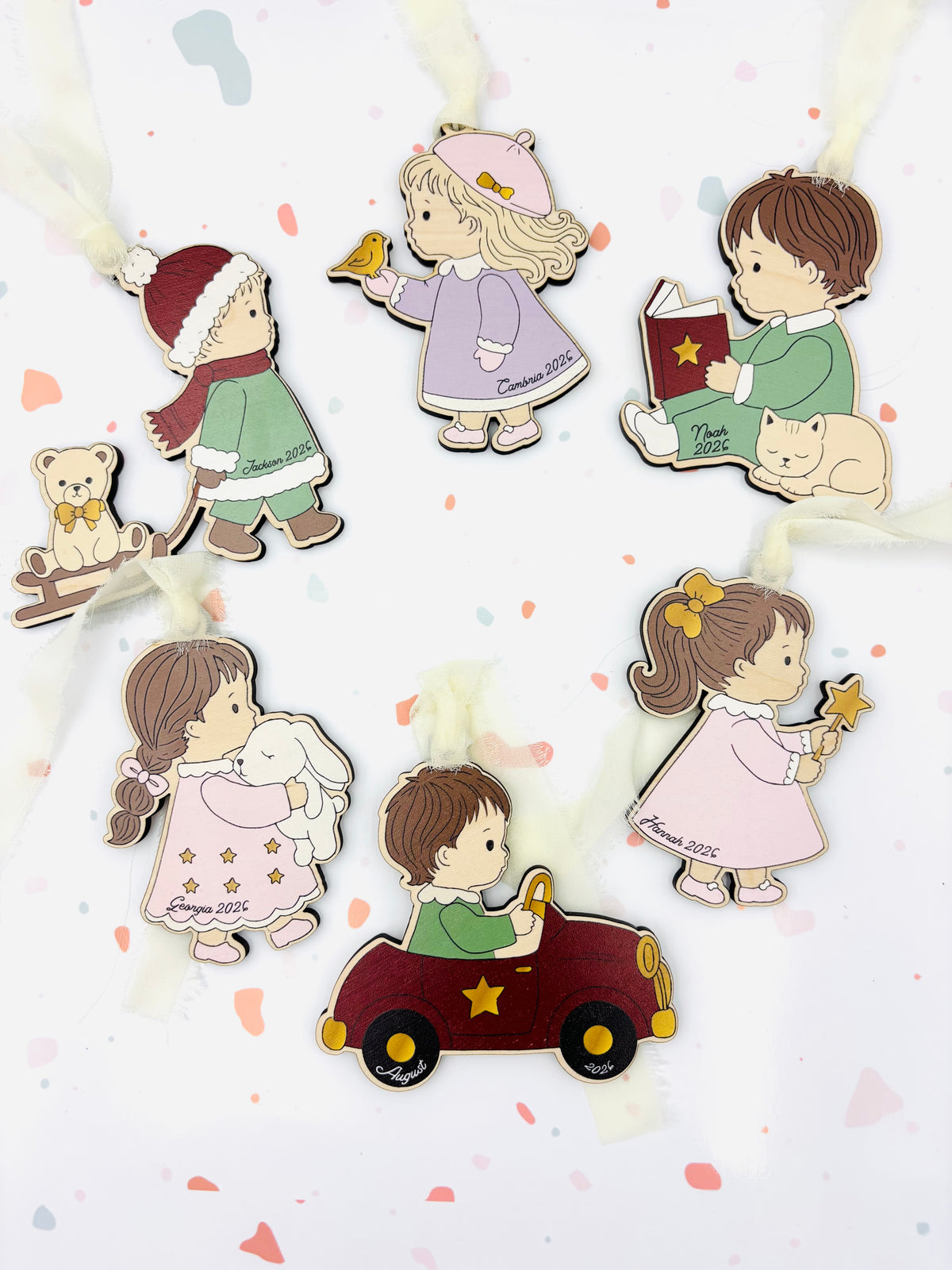 Vintage Storybook Ornaments