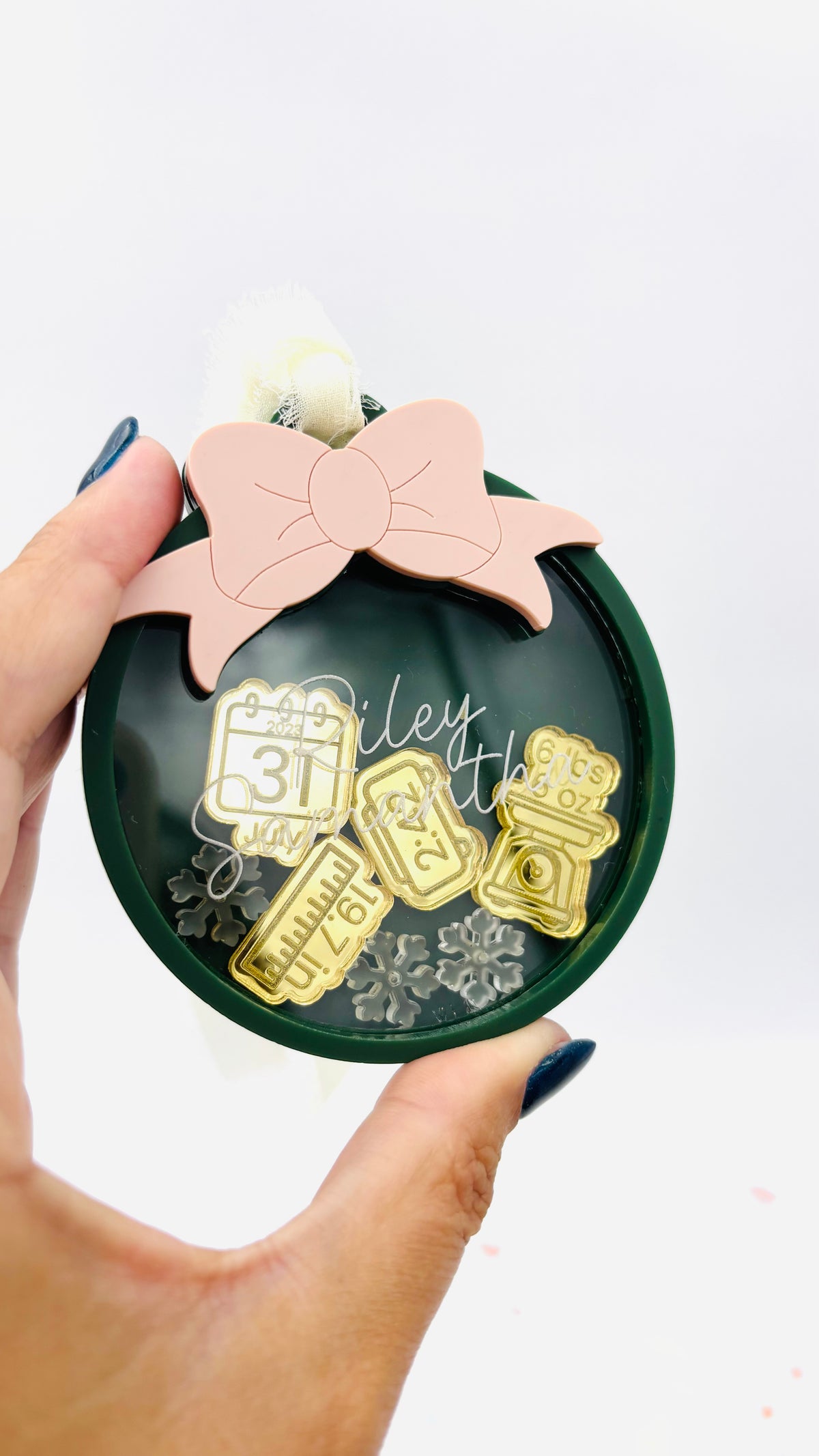 Baby's First Christmas Shaker Ornament