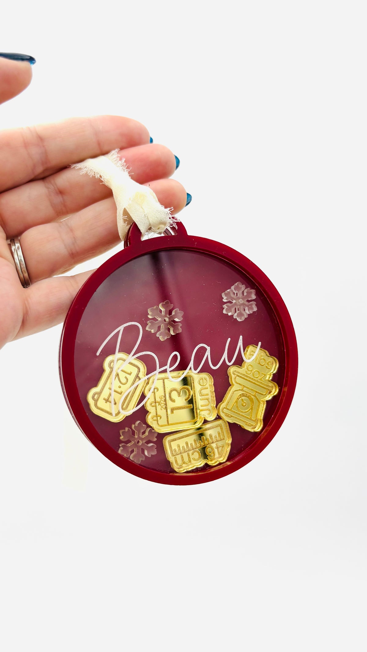Baby's First Christmas Shaker Ornament