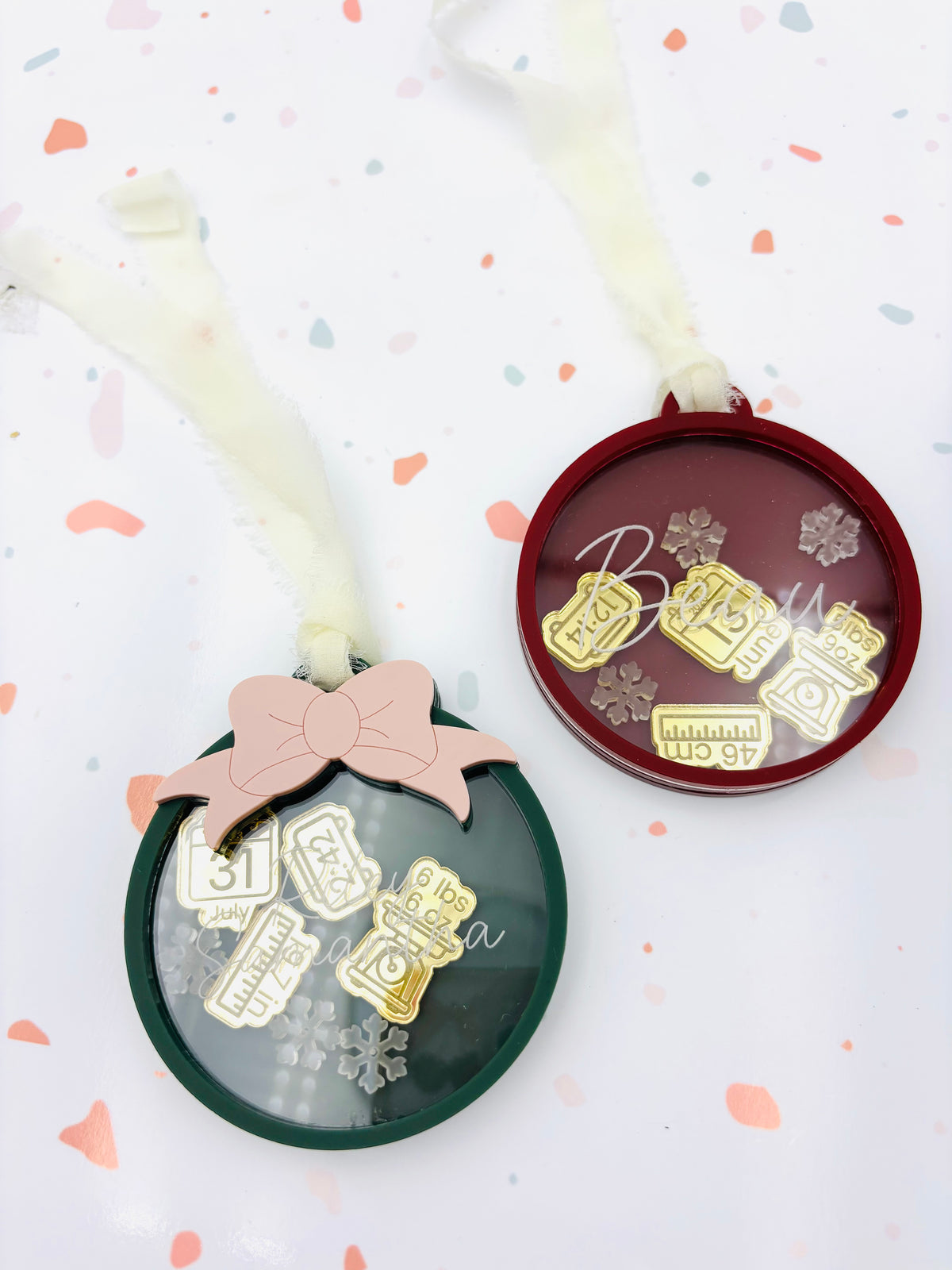 Baby's First Christmas Shaker Ornament