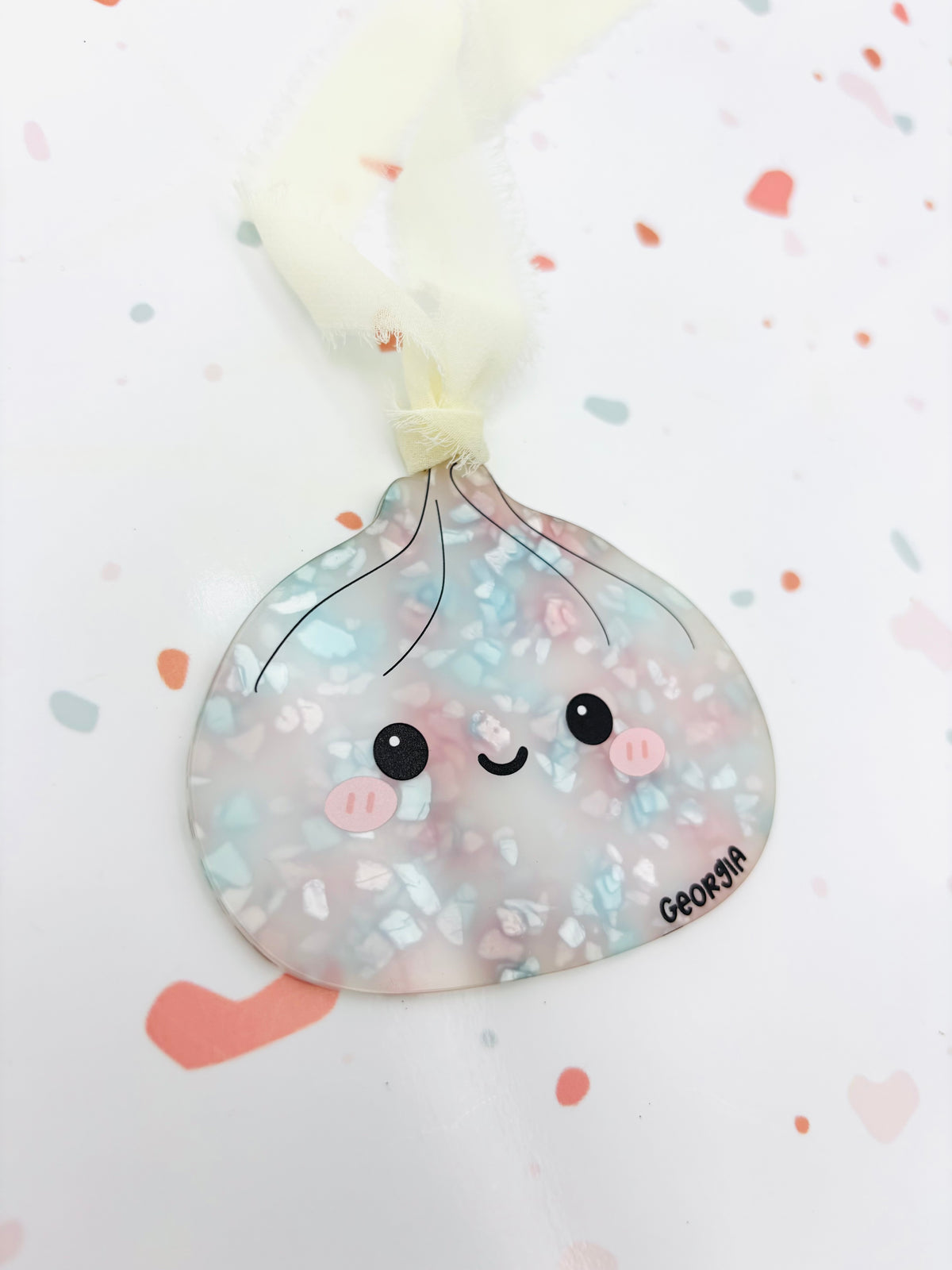 Squishy Dumpling Ornament