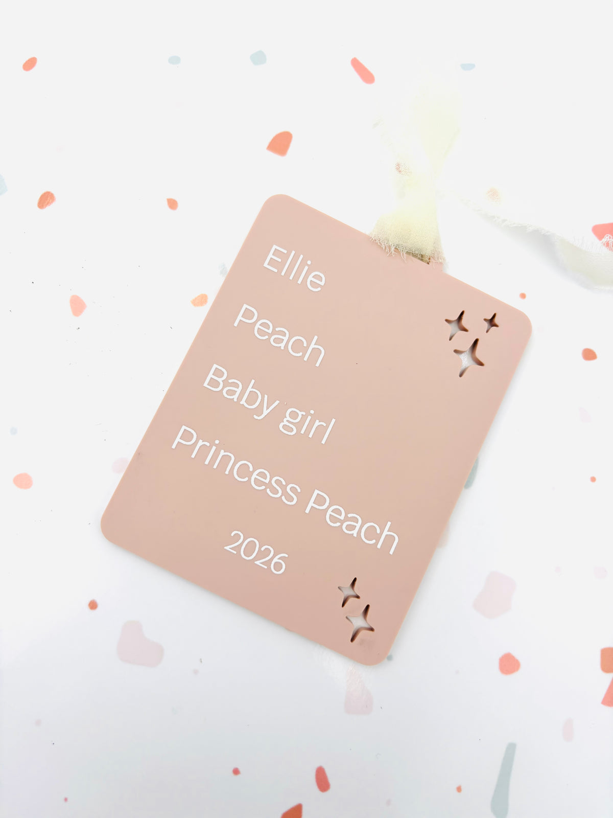 Nickname Acrylic Christmas Ornament