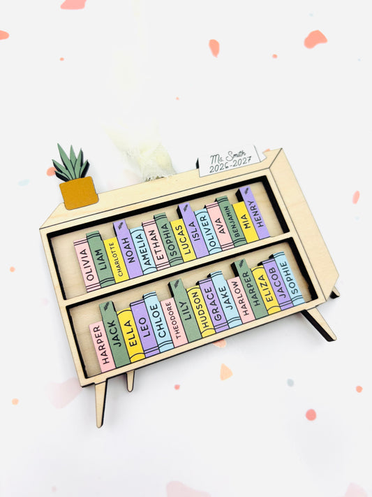 Classroom Teacher Bookshelf Ornament