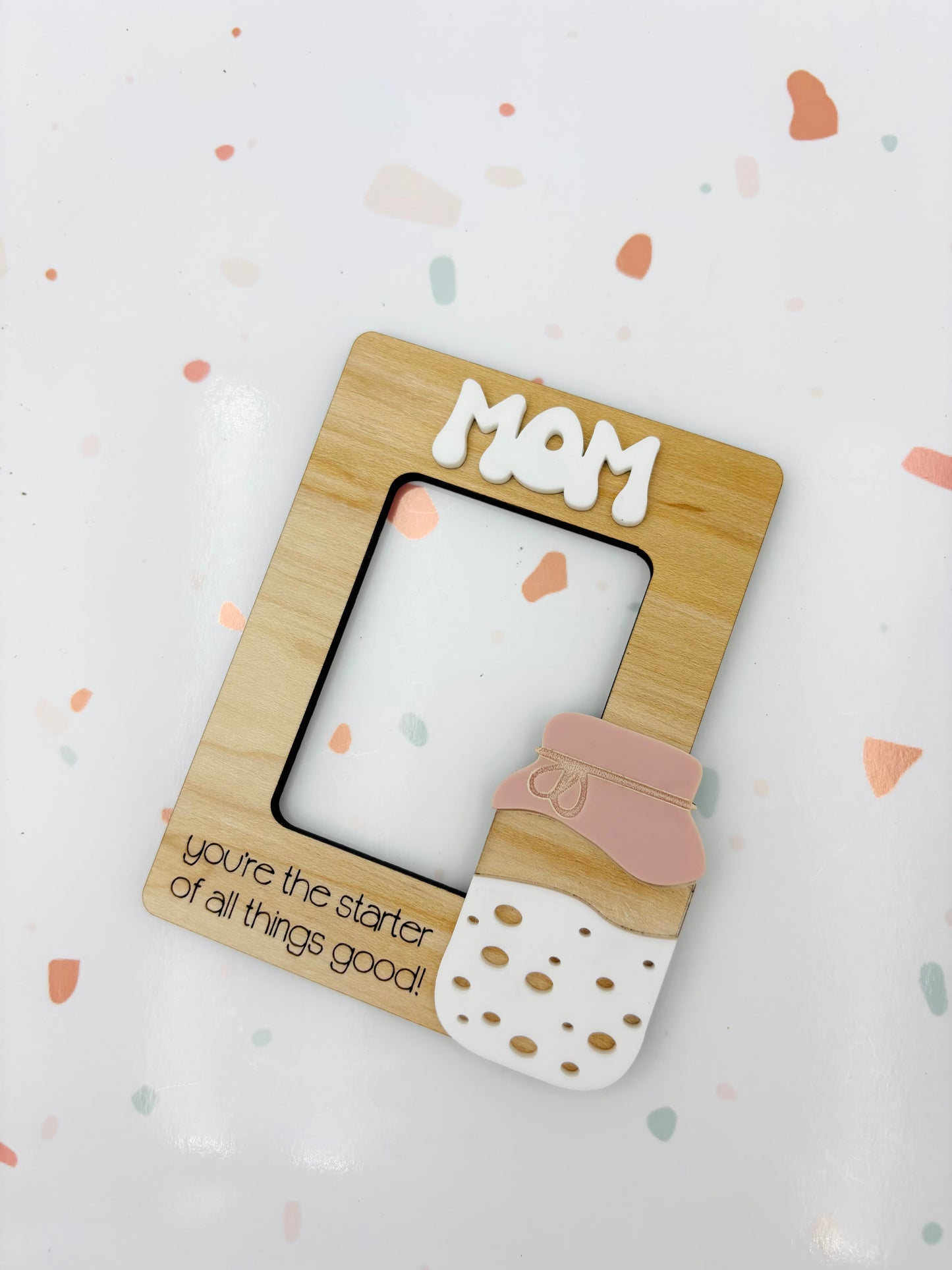 Mother's day sourdough photo frame